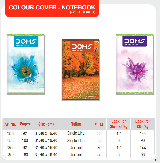 COLOUR COVER – NOTEBOOK (SOFT COVER)